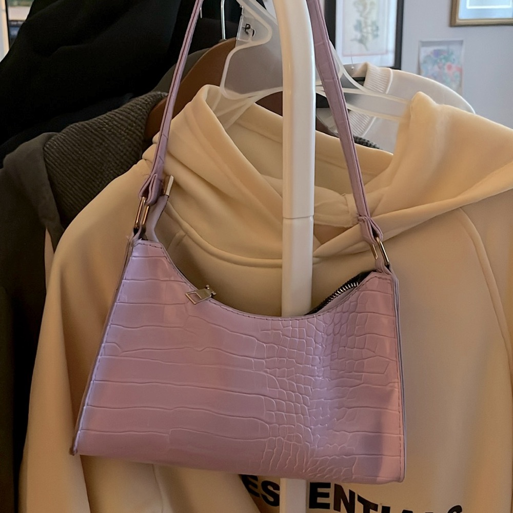 Lavender purse medium size